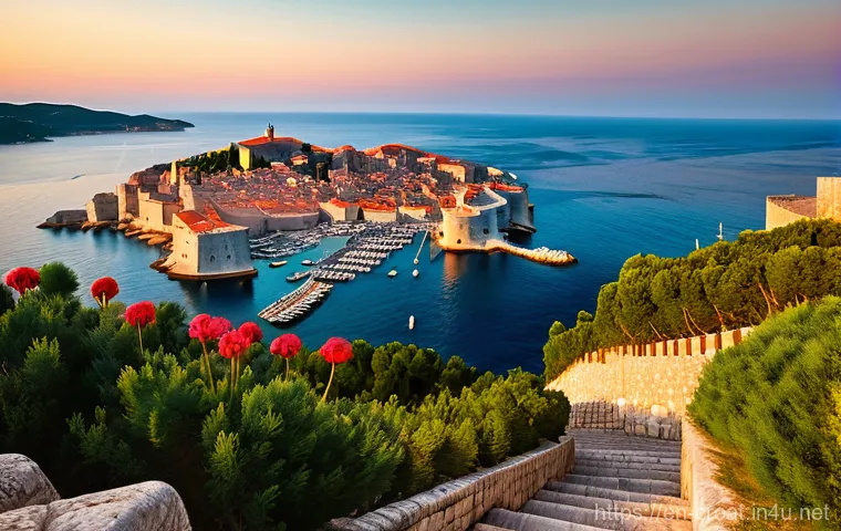 아드리아 해변 최고의 스팟 - **Tranquil Mljet National Park Cycling Adventure**
    "A wide-angle, breathtaking image showcasing ...