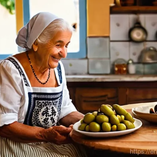 크로아티아인들의 성격과 국민성 - **Prompt 1: A Heartfelt Croatian Welcome**
    "A cozy, brightly lit Croatian kitchen, with warm aft...